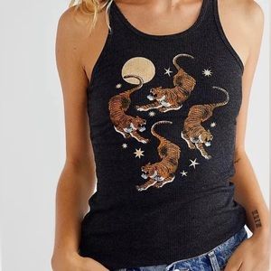 Free People Tiger Moon Tank - Vintage Souls